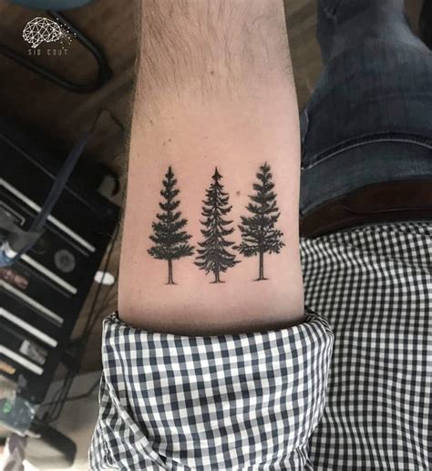 Update More Than 70 Simple Pine Tree Tattoo In Cdgdbentre