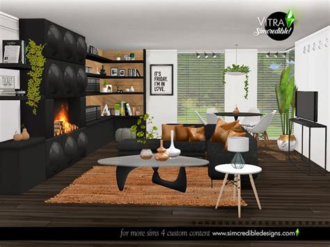 Sims 4 Living Room Decor Cc | Baci Living Room