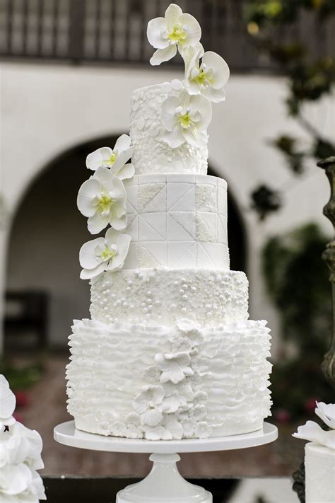 Orchid Wedding Cake