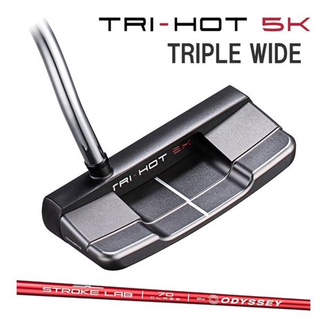 ODYSSEYキャロウェイゴルフ オデッセイ トライホット 5K トリプルワイド TRI HOT TRIPLE WIDE パター 右用 STROKE LAB シャフト レッド 2023年