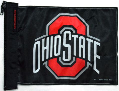 Ohio State Flag Black