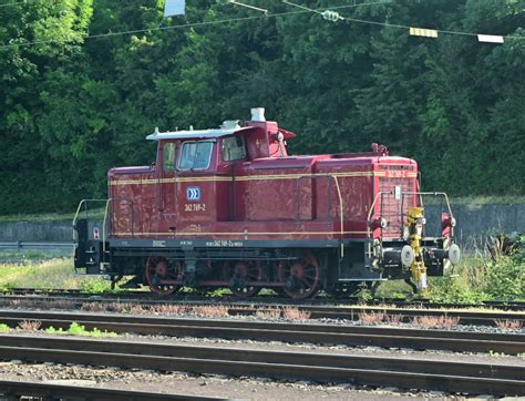 In Neckarelz steht die WRS 362 769-2 für Rangierarbeiten abgestellt am ...