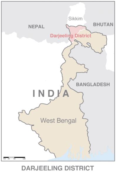 Darjeeling District Map - Dominion Tea