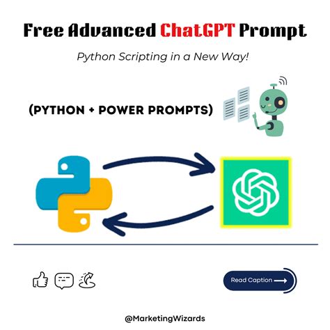 Free Advanced Chatgpt Prompt For Python Scripting 🐍 By Marketing Wizards Medium