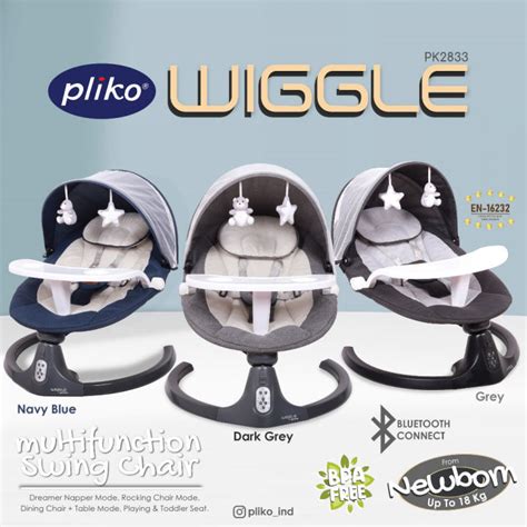 Pliko Wiggle Ayunan Bayi Otomatis In Pliko Chair Swing Kursi Bouncer