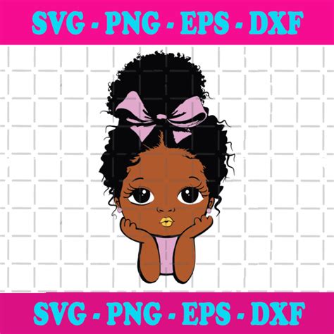 Peekaboo Afro Girl Black Girl Gift Black Girls Magic Black Woman Svg