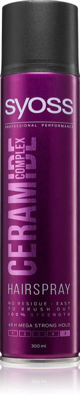 Syoss Ceramide Complex Hairspray With Extra Strong Hold Notino Co Uk