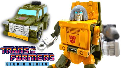 Transformers Studio Series Deluxe Class Brawn Review Youtube