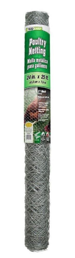 Garden Zone B Mesh X X Galvanized Hex Poultry Netting