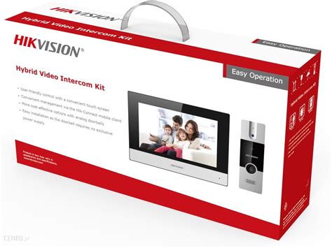 Videofon Zestaw Wideodomofonowy Hikvision Kit D Pl Opinie I Ceny