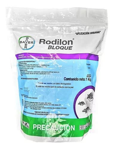 Rodilon Bloque Kg Bayer Cebo Mata Rata Ratones Rodenticida