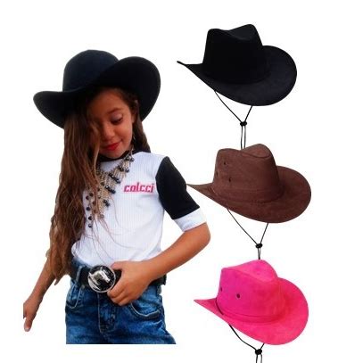 Chap U Country Rodeio Camur A Menina Infantil Beb Cord O E