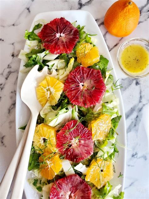 Salade De Fenouil Roquette Et Orange Sanguine Les Saveurs De Marie