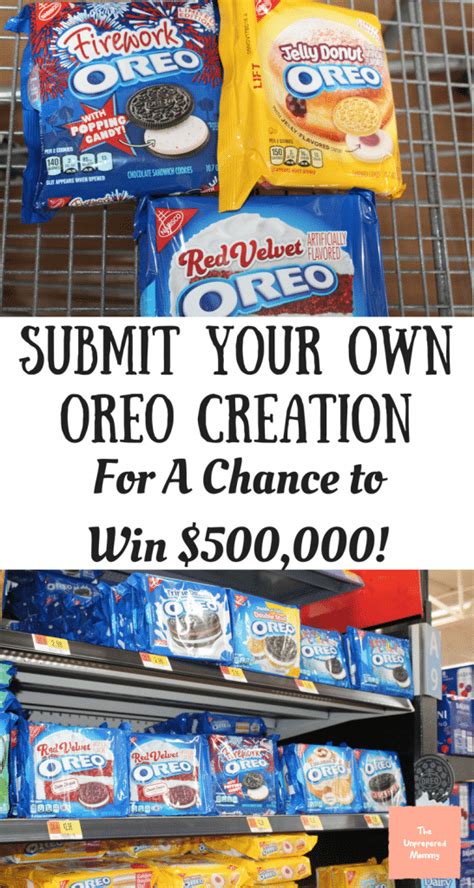 Pick The Next OREO Flavor and Win $500,000 - The Unprepared Mommy