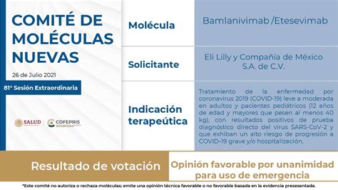 COMITÉ DE MOLÉCULAS NUEVAS Y SUBCOMITÉ EMITEN OPINIÓN FAVORABLE PARA