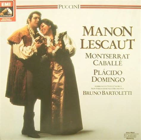 Puccini Manon Lescaut Gesamtaufnahme Aus Dem Jahre Italienisch