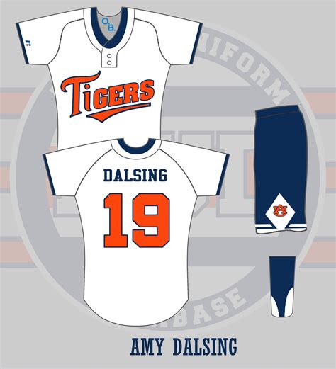 Auburn Tigers Softball Uniform History - Auburn Uniform Database