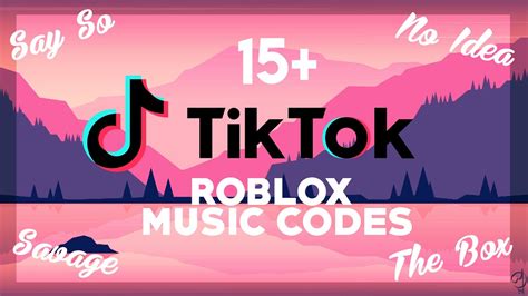 15 TikTok Roblox Music Codes IDs YouTube