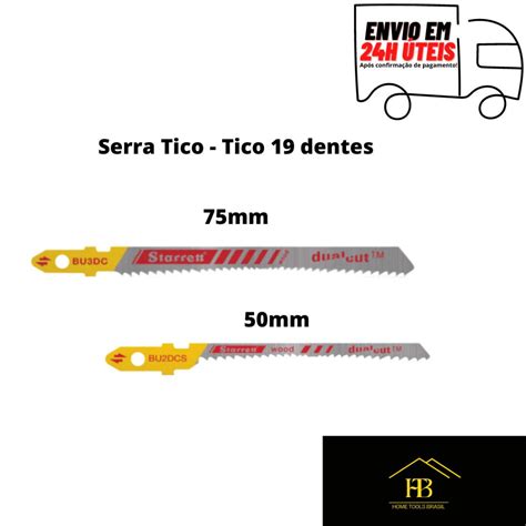 Lâmina de Serra Tico Tico Dual Cut Dentes 19 de Aço Rápido 50mm ou