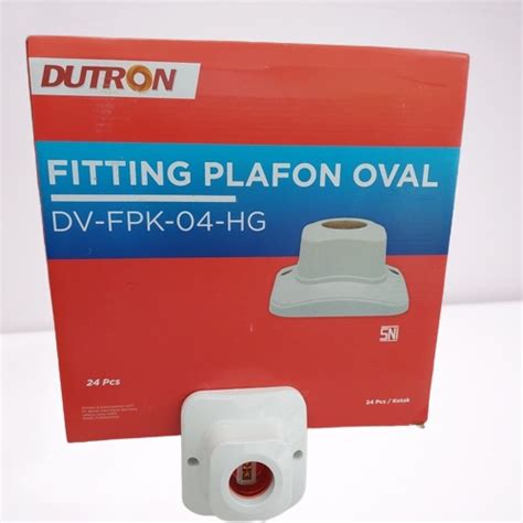 Jual Dutron Fitting Lampu Plafon Oval Dv Fpk Hg Sarang Lampu Tempel