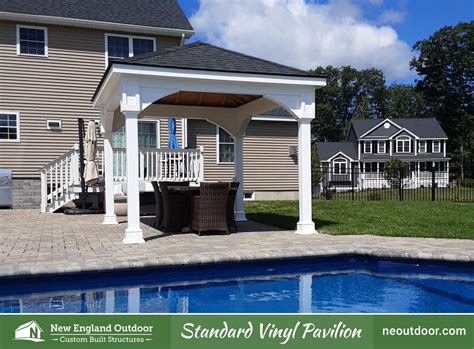 Standard Vinyl Pavilion Gallery New England Outdoor Sheds Garages