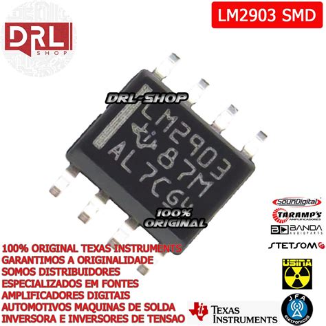 Kit 6 CI Lm2903 SMD LM2903 Taramps Soundigital Stetsom Banda Shopee