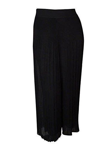 Alfani Wide Leg Pleated Chiffon Palazzo Pants Deep Black Chiffon Palazzo Pants Pants For