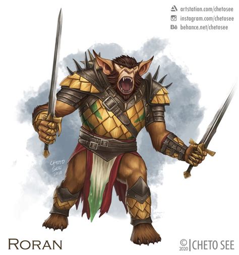 Artstation Elf Wizard Bugbear Fighter D D Commission Cheto See