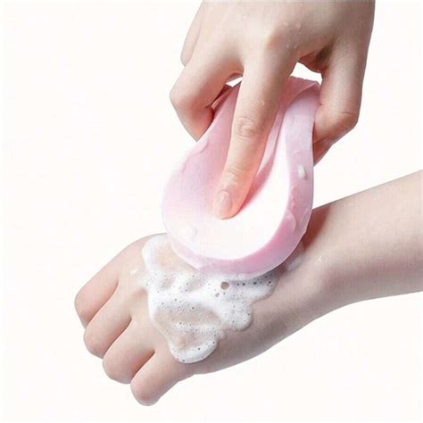 Esponja de Limpeza Facial Esponja Exfoliante em Pó Esponja Oval