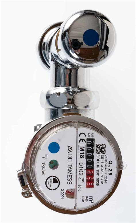 DELTAMESS Kaltwasser Ventilwasserzähler 11158, Q3 2,5m³/h, Liefereinheit 2