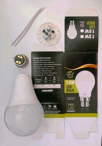 B W Hybrid Series Dob Led Bulb Raw Material With Box At Rs