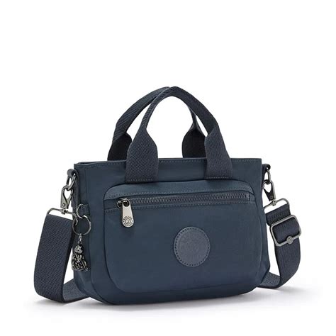 Bolsa de Mão Kipling Miho Mini Grey Slate T Azul Marinho Viajante Moderno