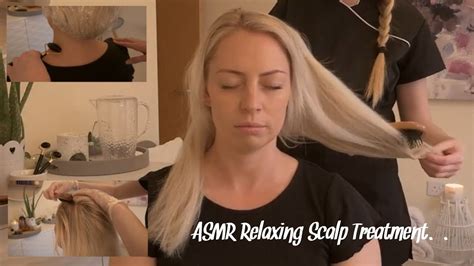 Asmr Relaxing Real Person Scalp Treatment Massage Brushing Scaling