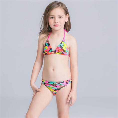 buy pcs toddler girls camouflage swimwear bikini  set
