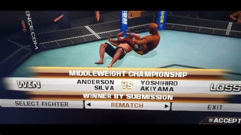 Ufc Psp Anderson The Spider Silva Vs Yoshihiro Sexy Yama Akiyama Am