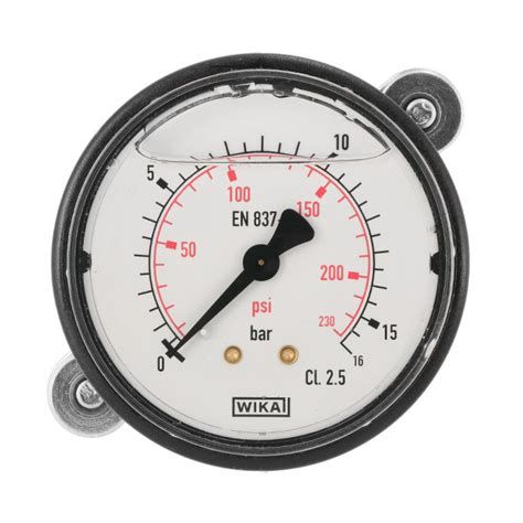 Manometer Mm Bar Schroefcompressor Onderdeel Airpress