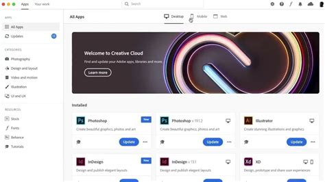 Adobe Creative Cloud Desktop Apps Spectrumstashok