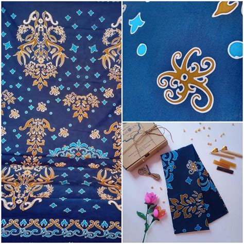 Jual Kain Batik Tulis Khas Kalimantan Motif Rusa Manggar Sekar Buen