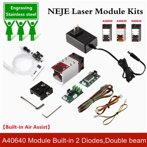 Neje A High Power Laser Module Kit Nm Ttl Blue Double Beam