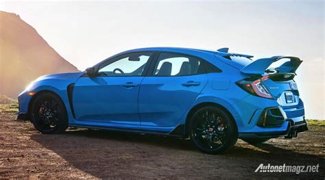 Blue Honda Civic Type R Twojayyumseng