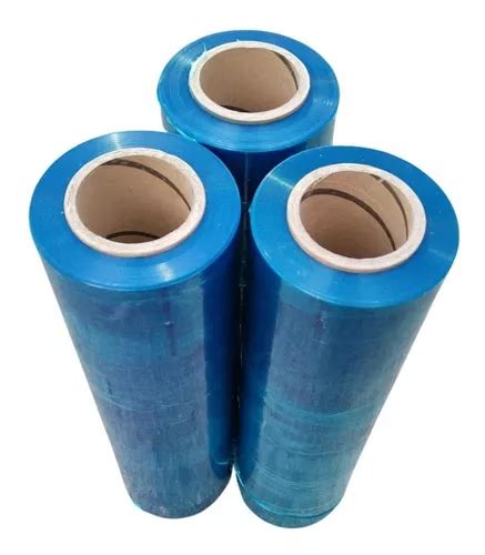 Nylon Film Stretch Azul Para Embalar Paletizar Bobina X U Cuotas