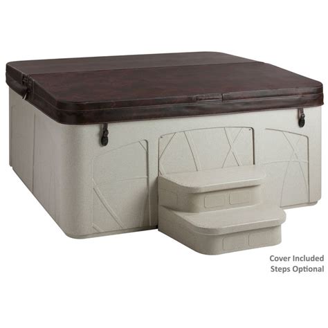 Lifesmart Spas Lifesmart 5 Person 28 Jet Rectangular Plug And Play Hot Tub With Ozonator
