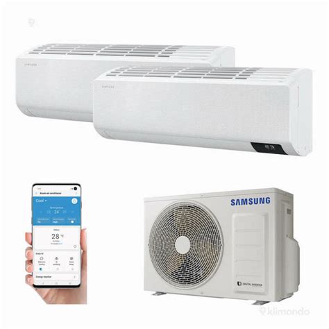 Samsung Multi Split Klimaanlage Außengerät 4kW für 2 Innengeräte Wind