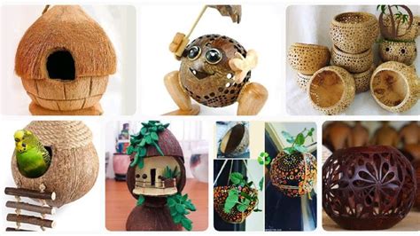 Diy Coconut Shell Craft Ideas Coconut Shell Crafts Easy Coconut Shell