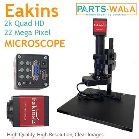 Eakins Microscope 22 Mega Pixel 2K QUAD HD Camera 60F/S HDMI VGA ...