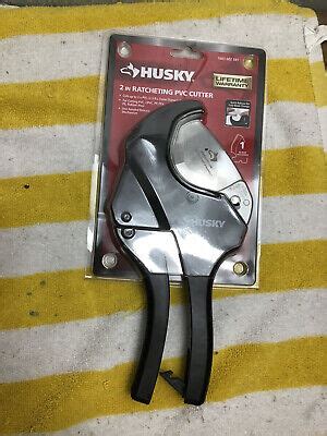 Husky Pl Inch Ratcheting Pvc Cutter Cuts Up To In Pvc Free