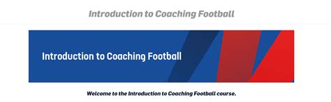 How Do I Start The Introduction To Coaching Football Course Fa