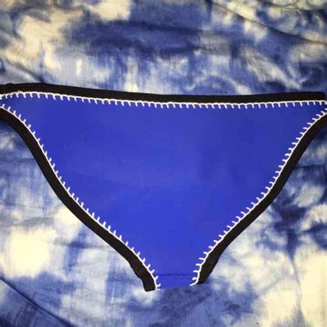 Triangl Women S Blue Bikini And Tankini Bottoms Depop