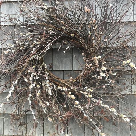 Pussy Willow Wreath Etsy