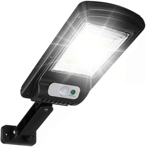 Luminaria Solar Integrada Poste Autonoma Potente Led Preta Ip Kit